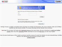 Tablet Screenshot of freeweb.webhoster.ag