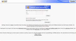 Desktop Screenshot of highspeed.webhoster.ag